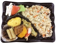 福井県福井市飯塚町の宅配弁当サービス デリカマート:かやくごはん弁当