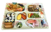 福井県福井市飯塚町の宅配弁当サービス デリカマート:刺身入り寿司弁当